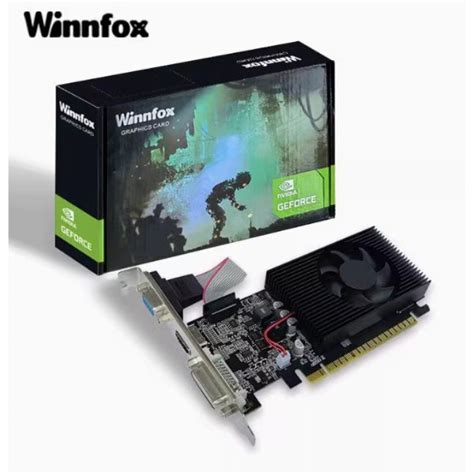 VGA WINNFOX GEFORCE 2G DDR3 DVI &HDMI &D-SUB PCIEX GT610 /64BIT ,Desktop Graphic Card