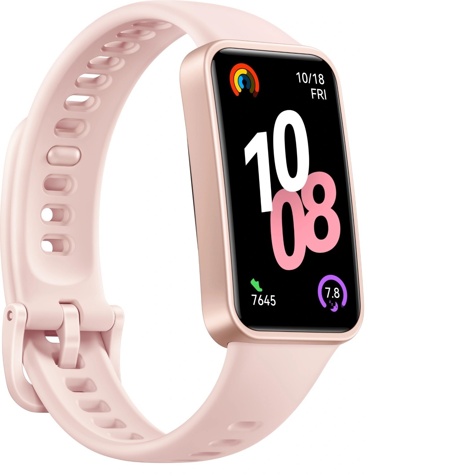 SMART WATCH ORIGINAL HUAWEI BAND 10 NOR-B19 FOR ANDROID AND IOS / PINK - وقت والتاريخ - المسافة المقطوعة - دقات القلب - عدد الخطوات - تنبيه مكالمة ,Other Smartphone Acc
