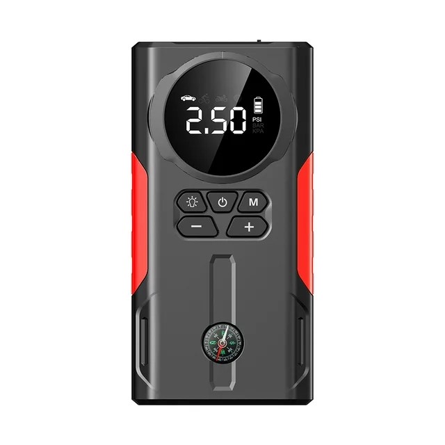 بطاريه متعدده المهام تشمل منفاخ سياره مع تشبايه سياره وشحن موبايلات مع ضوء طوارىء بسعه 39800  ميلي امبير ,Smartphones & Tab Power Banks