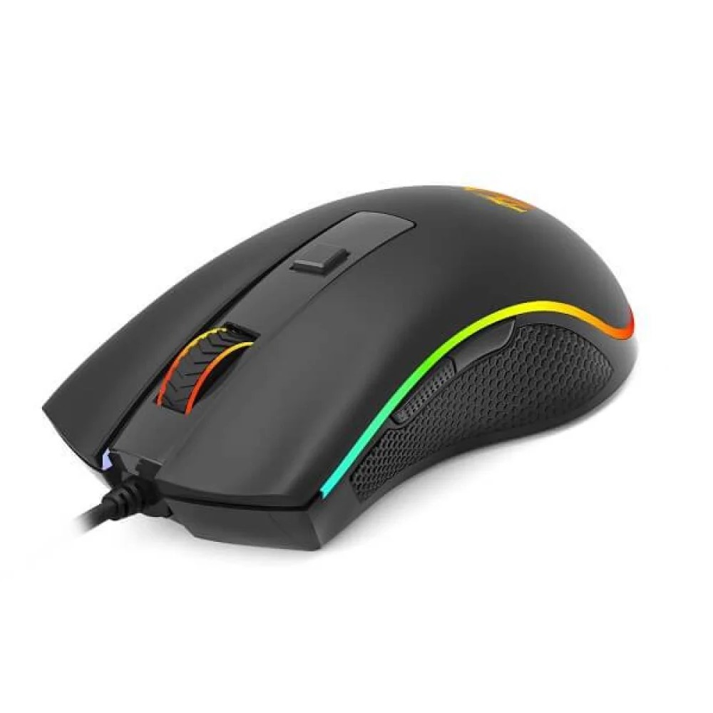 GAMING MOUSE REDRAGON M611 RGB CYPHER UP TO 12800 DPI  MOUSE 6 PROGRAMMABLE KEYS 2 PROFILES FOR SETTING 1000HZ R/R USB ,Mouse