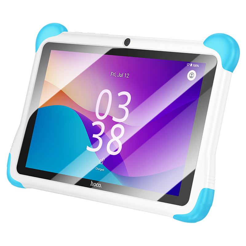 TAB KIDS HOCO H110 8 INCH IPS HD - OCTA CORE 3/32GB - Dual Camera - WIFI - ANDROID 14.0 - BLUE ,Display 8 Inch