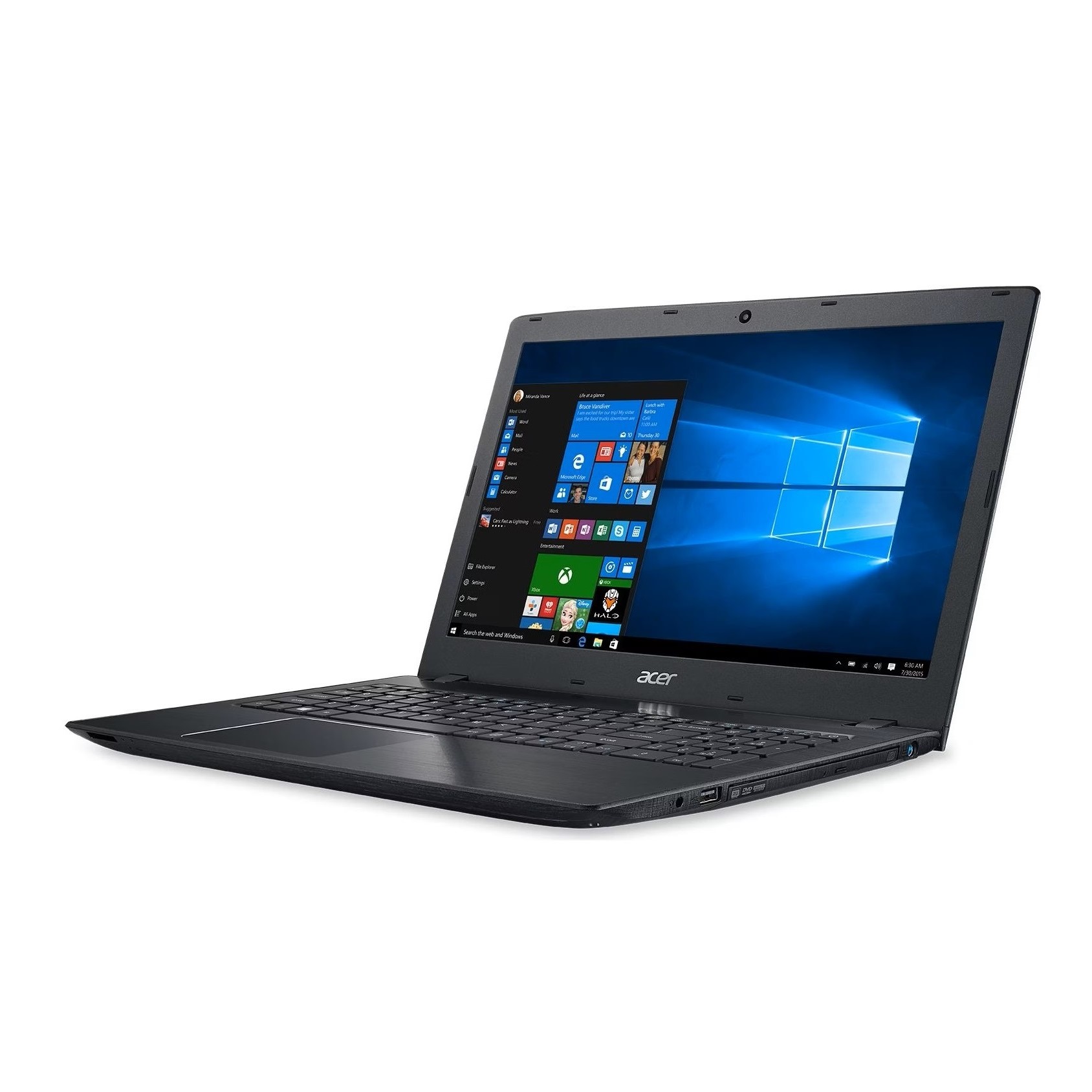 NOTEBOOK ACER E5-575G I7 7500U 2.7GHZ 4M 8G DDR4 SSD 256G VGA NVIDIA GT940MX 2G DDR3 15.6 WIN10  مستعمل بطاريه ساعتين ,Used Laptops