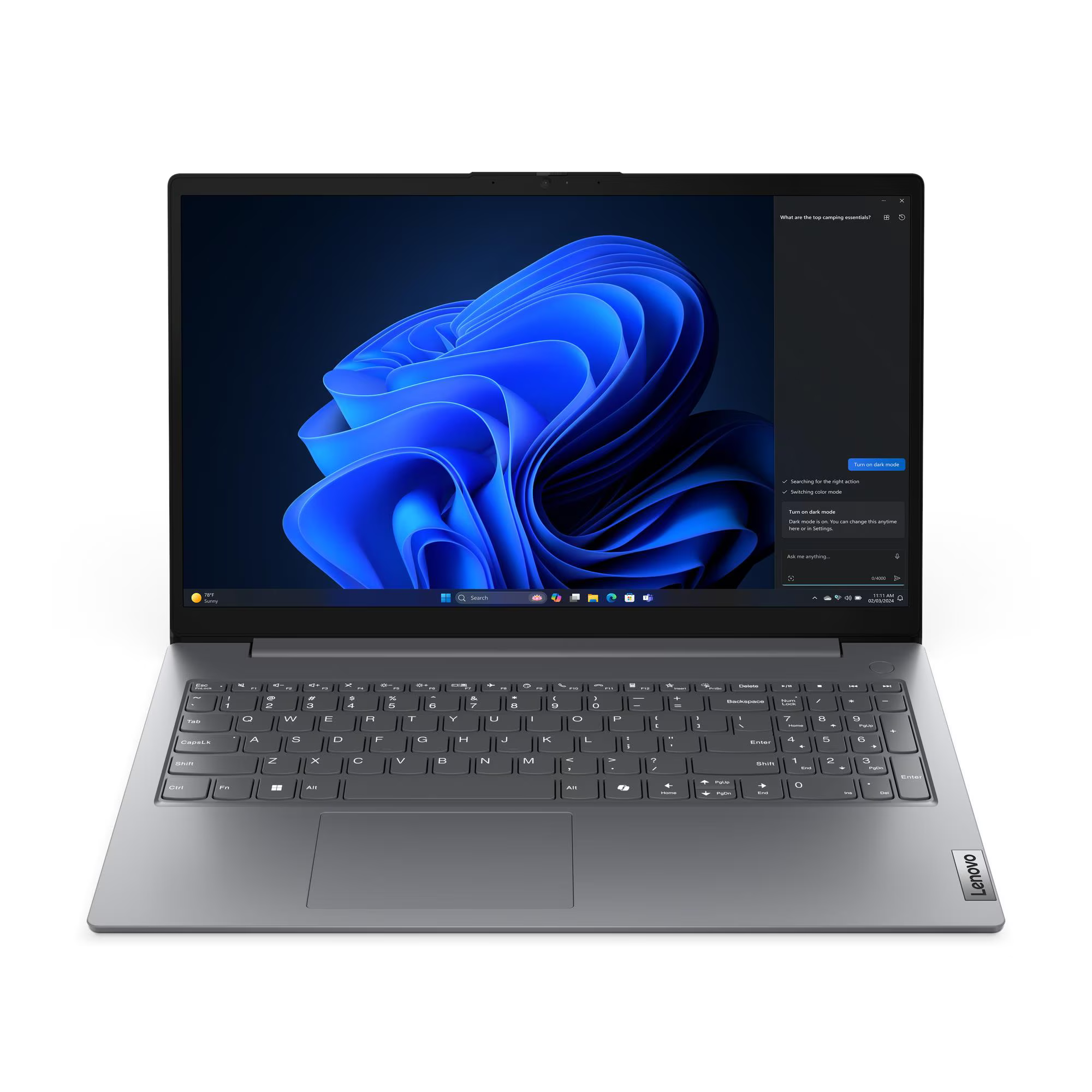 NOTEBOOK LENOVO V15 G5 I3 1315U UP TO 4.5 4GHz 10M 8G SSD 256 VGA INTEL 15.6 BLACK ,Laptop Pc