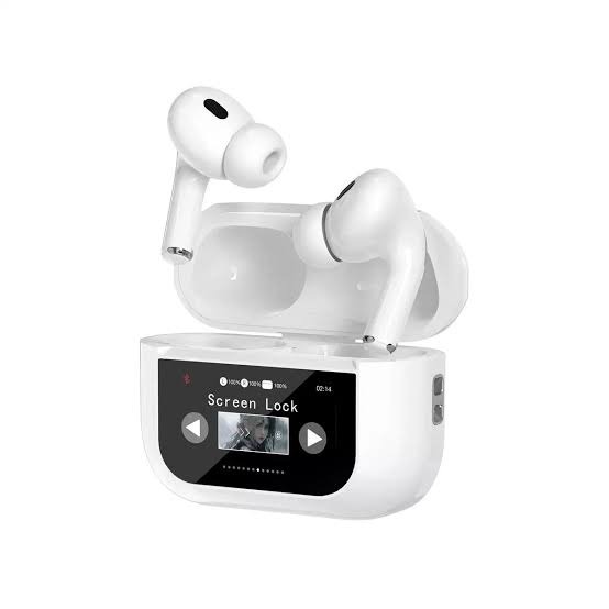 EARBUDS BLUETOOTH ASPOR A629 ANC SMART MULTI-FUNCTION TOUCH SCREEN HIGH QUALITY ضغط ,Smartphones & Tab Headsets