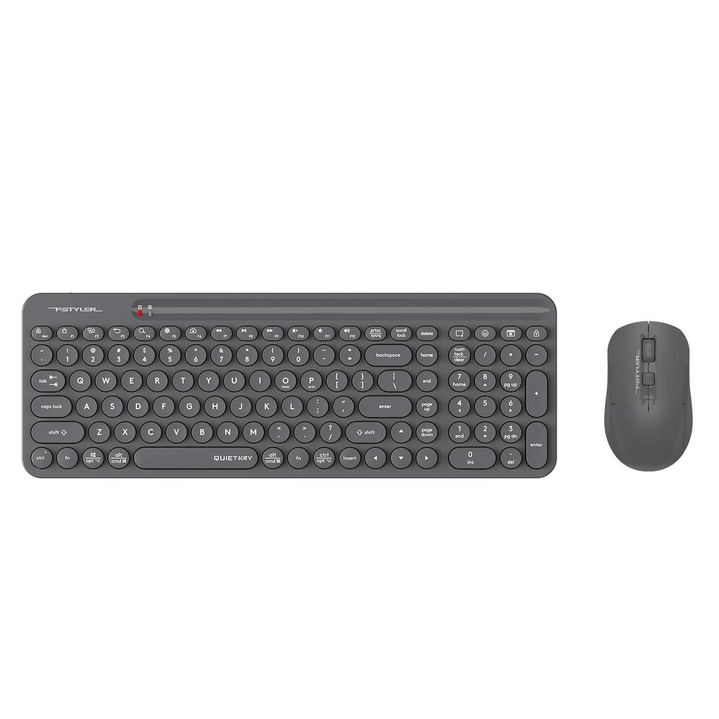 KEYBOAR+MOUSE A4TECH WIRELESS DESKTOP SET FG3300 AIR 2 USB&TYP-C  2.4GHz ,Keyboard
