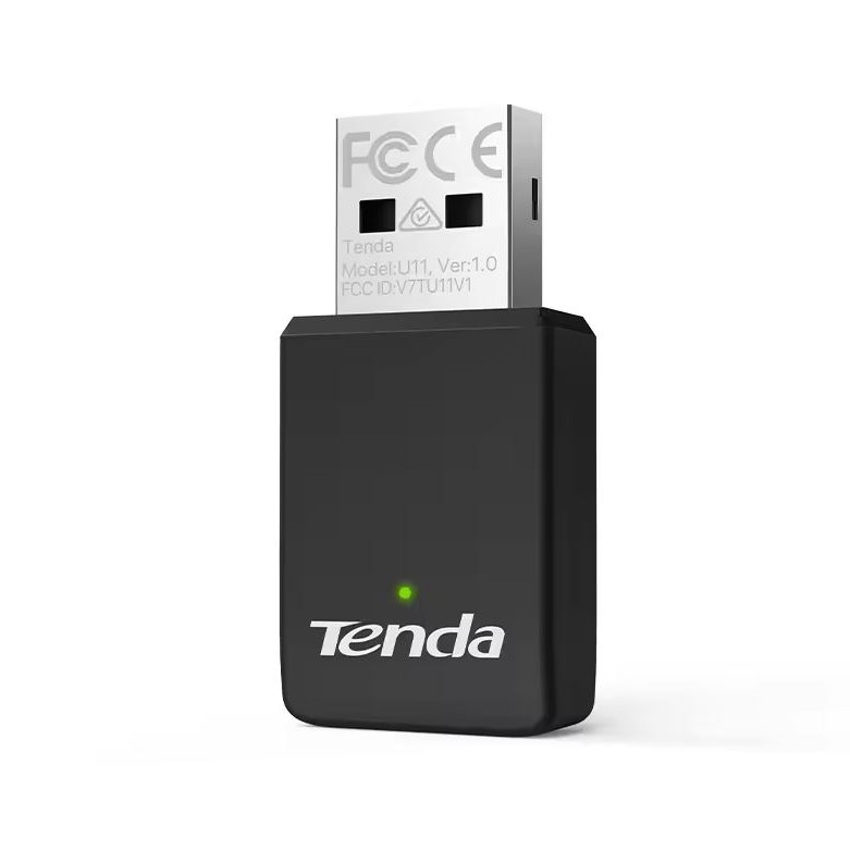 CARD LAN WIRELESS-N  USB AX900 WI-FI 6 2.4G/5G TENDA U11 ,Wirless & Switch